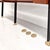 Vintage Swedish Cielo Terra Bookcase in Teak Wood, Black Metal Uprights and Brass Ends, 1950s For Sale - Image 15 of 18