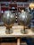 The Pair of fully brass shell table lamps made in Italy in the 1960s is a beautiful example of mid-century modern lighting...