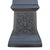 Metal Pair of Antique Cast Iron Garden Urns With Stylized Floral Bases C1900 For Sale - Image 7 of 7