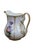 Victorian Antique 19th Century Porcelain Scrolled Gold Floral Acanthus Serving Pitcher Jug For Sale - Image 3 of 12
