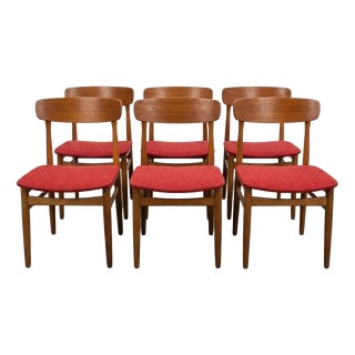 Vintage Scandinavian Chairs in Teak from Farstrup Møbler, 1960s, Set of 6 For Sale