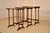 Brown Period Edwardian Mahogany Set of Three Nesting Tables, Circa 1920 For Sale - Image 8 of 10