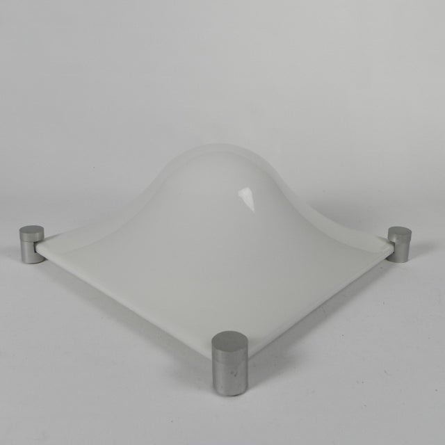 Silver Bolla Ceiling Lamp by Elio Martinelli for Martinelli Luce, 1960s For Sale - Image 8 of 16