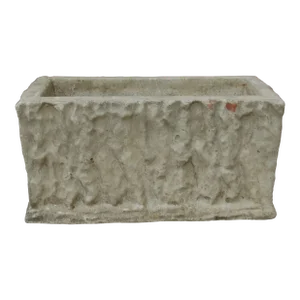 Vintage French Faux Bois Jardinière