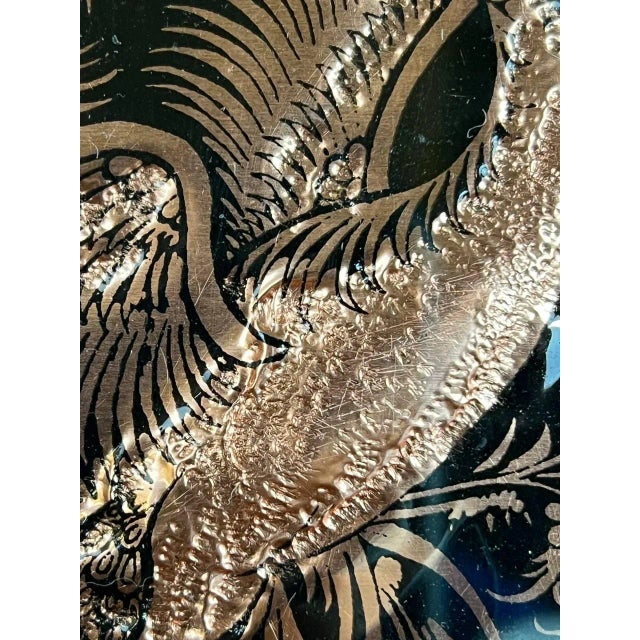 Turkish Handcrafted Copper With Frame For Sale - Image 11 of 13