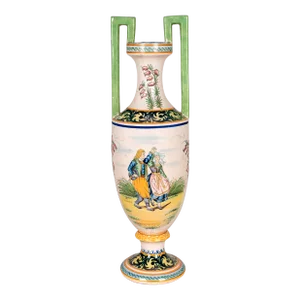 French Hr Quimper Vase