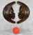 A Pair of African Mahogany Tribal Crescent Moon Wall Sculptures, c. Mid 20th Century - Pairs Nicely with Many Mid-Century...