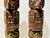 Tribal Vintage Raven Hand-Painted Wood Totem Pole Figures- a Pair For Sale - Image 3 of 10