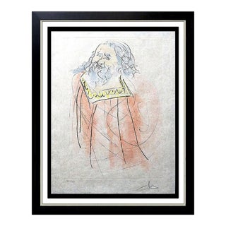 1970-1989 Jeremiah Surrealism Red Etching Salvador Dalí For Sale