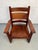 Classic Mission-style oak rocking chair crafted in the tradition of Stickley. Features solid oak construction, vertical...