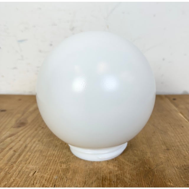 Vintage White Porcelain Pendant Light, 1970s For Sale - Image 9 of 15