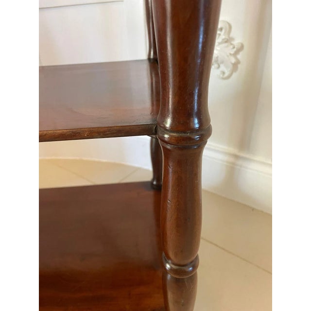 Antique William IV Mahogany Shelf For Sale - Image 9 of 11