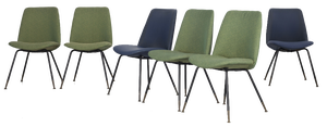 Model Du 22 Chairs by Gastone Rinaldi for Rima, 1952, Set of 6
