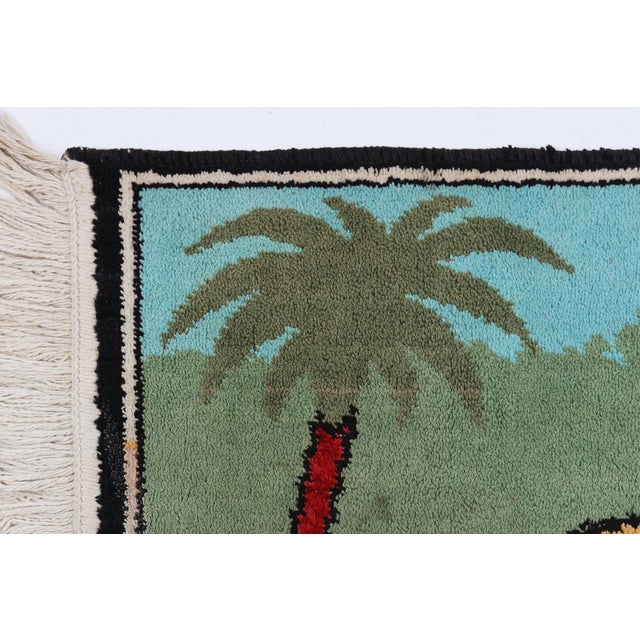 1950s Rug Tintin in Africa, Belgium, 1950s For Sale - Image 5 of 10