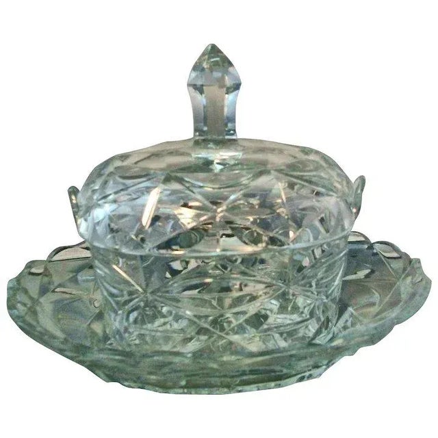 Glass 19th Century Anglo Irish Cut Glass Crystal Tureen, Cover & Under Tray For Sale - Image 7 of 7