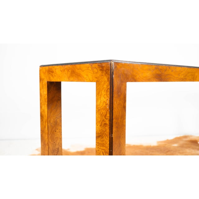 1970s 1970s John Widdicomb Parsons Burl Wood Console Table For Sale - Image 5 of 16