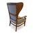Wood 1990s Wingback Biedermeier-Style Lounge Chair For Sale - Image 7 of 12