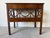 Brown 1970s Hollywood Regency Chinoiserie Burl Wood Two-Tier Nightstand / End Table For Sale - Image 8 of 12