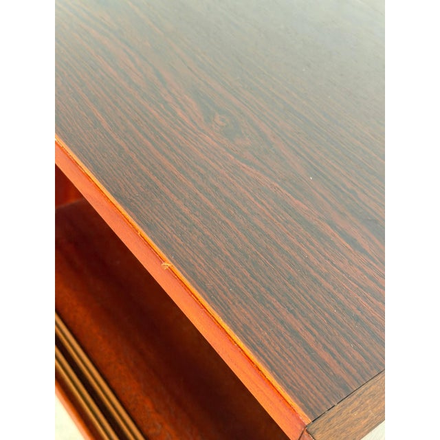 Mid-Century Modern Small Rosewood Sideboard With Sliding Doors Danish Mid-Century Modern 1960s For Sale - Image 3 of 10