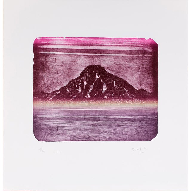 Frédéric Poincelet, L’île, 2017, Lithograph For Sale