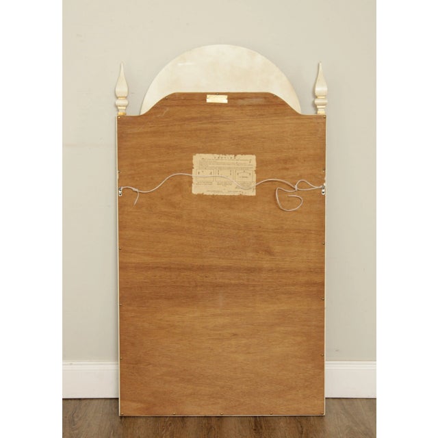 John Widdicomb Venetian Style Partial Gilt Painted Wall Mirror For Sale - Image 11 of 13