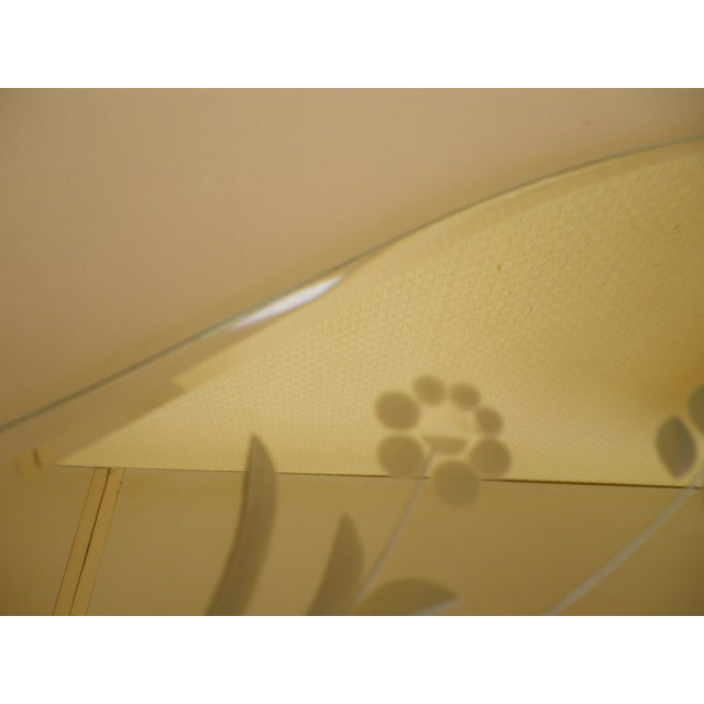 Engraved Wall-Mounted Mirrors in Asymmetrical Venetian Style, 1970s, Set of 2 For Sale - Image 14 of 16