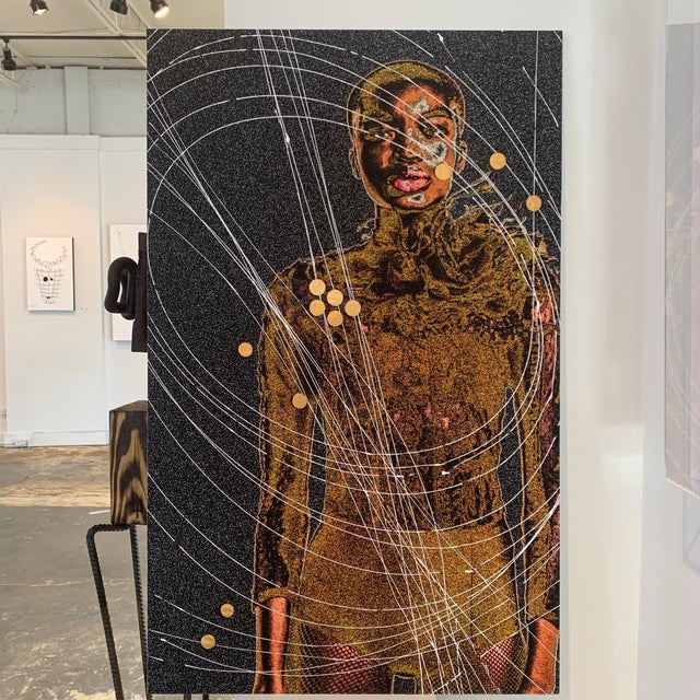 "Moon Drop" Contemporary Abstract Futuristic Figurative Mixed-Media Photograph by Rob Brinson For Sale - Image 13 of 13