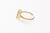 Early 21st Century Bronze Cross Set in 21k Gold Ring, Size 7 For Sale - Image 5 of 12
