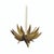Contemporary Matthew Izzo Home Sparky Antique Brass Palm Tree Taper Candle Holder For Sale - Image 3 of 7