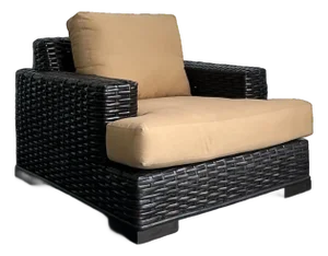 Vintage Ralph Lauren “Modern Organic” Woven Rattan Lounge Chair