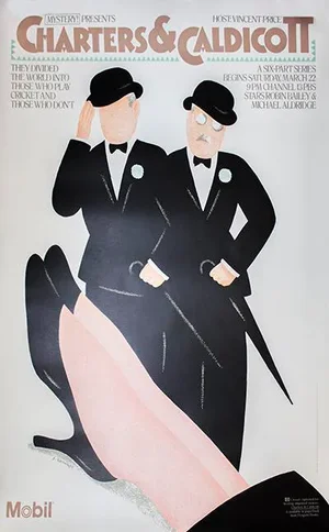 1986 Seymour Chwast "Charters & Caldicott" Lithograph Poster