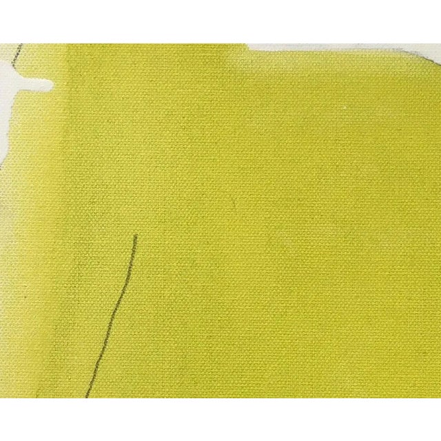 Contemporary Abstract Oil and Graphite on Canvas Paiting "Holding