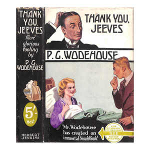 "Thank You, Jeeves" 1951 Wodehouse, p.g.