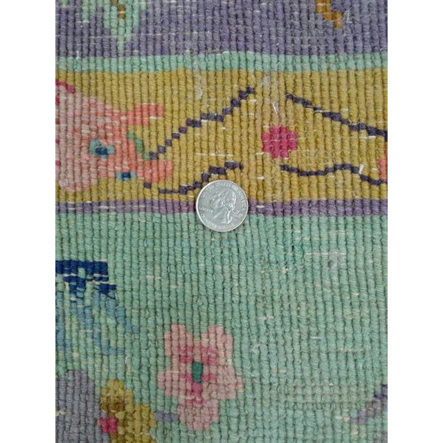 Early 20th Century Antique Chinese Art Deco Rug - 9′1″ × 11′8″ For Sale In Los Angeles - Image 6 of 7