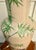 Vintage Hand-Painted Chinoiserie Butterfly Porcelain Table Lamp on Lucite Base For Sale - Image 11 of 12