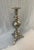 Vintage Maitland Smith Brass With Silver Finish Candle Holder For Sale In New York - Image 6 of 6