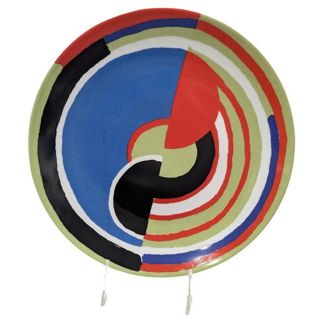 Porcelain Signal Plate by Sonia Delaunay For Sale - Image 5 of 5