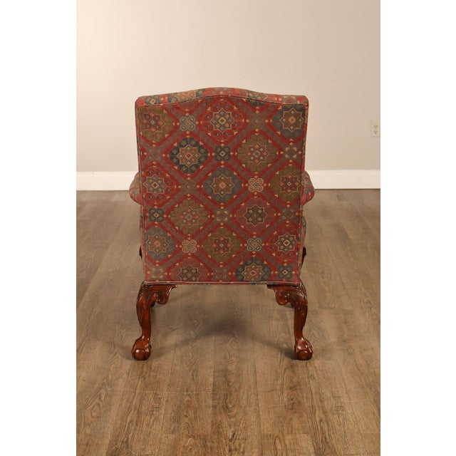 Henredon Chippendale Style Mahogany Library Armchair For Sale - Image 16 of 18