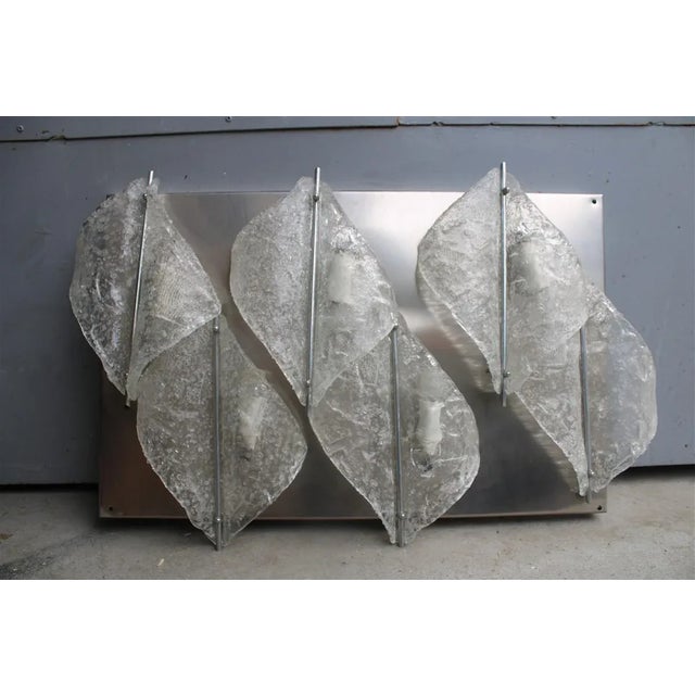 Italian Murano Glass Wall Lamp from Mazzega, 1970s For Sale - Image 12 of 12