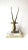 1970s Brass Gazelle Antelope Animal Sculpture Decorative Object, Tall For Sale - Image 5 of 13