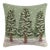 Winter Trees Hook Pillow 18" x 18" For Sale