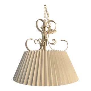 1960s Vintage Iron Chandelier For Sale