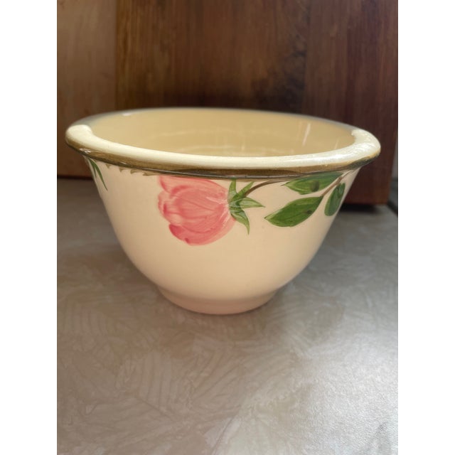 Rare 1950s Franciscan Desert Rose Nesting Bowls - Set of 3 (Made in Usa) For Sale In Boston - Image 6 of 13