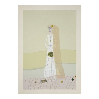 Gabriel Stupika, The Bride, Lithograph on Paper, Late 20th Century For Sale