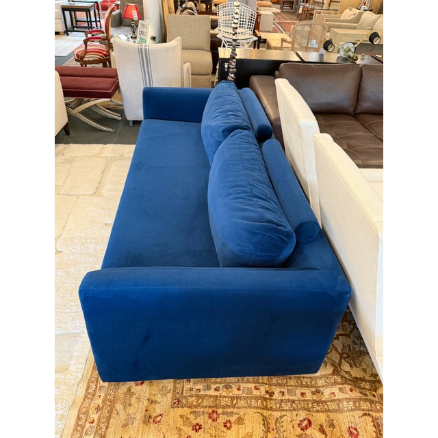 Rove Concepts Milo Sleeper Sofa, Cobalt For Sale - Image 4 of 12