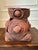 Vintage 1970’s Signed Pierced Terracotta Vessel, For Sale - Image 9 of 12