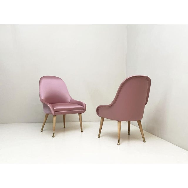 Set of Vintage Armchairs, 1950s For Sale - Image 4 of 5