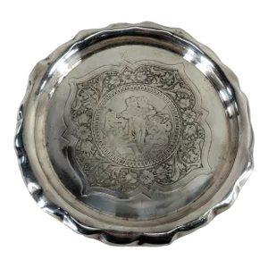 19th Century American James Tufts Boston Victorian Silverplate Tray