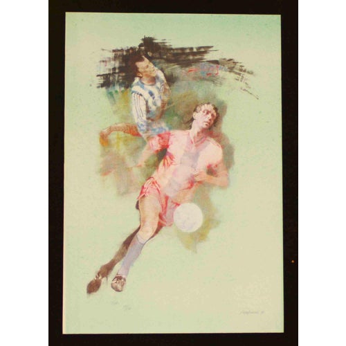 Renzo Vespignani, Figurative Composition, 1990s, Lithograph For Sale