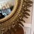 Gold Vintage 1970s Gilded Gold Sunburst Wall Mirror – Hollywood Regency / MCM Accent For Sale - Image 8 of 10